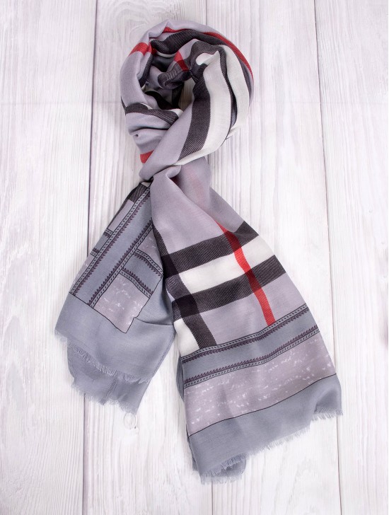 Fashion Plaid Print Fashion Scarf